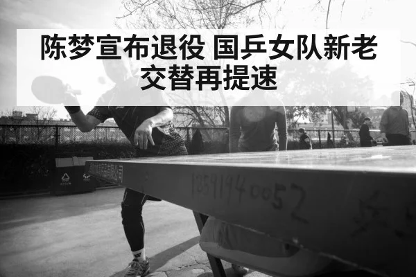 陈梦宣布退役 国乒女队新老交替再提速